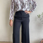 Pantalon Zara noir jambes larges Taille M