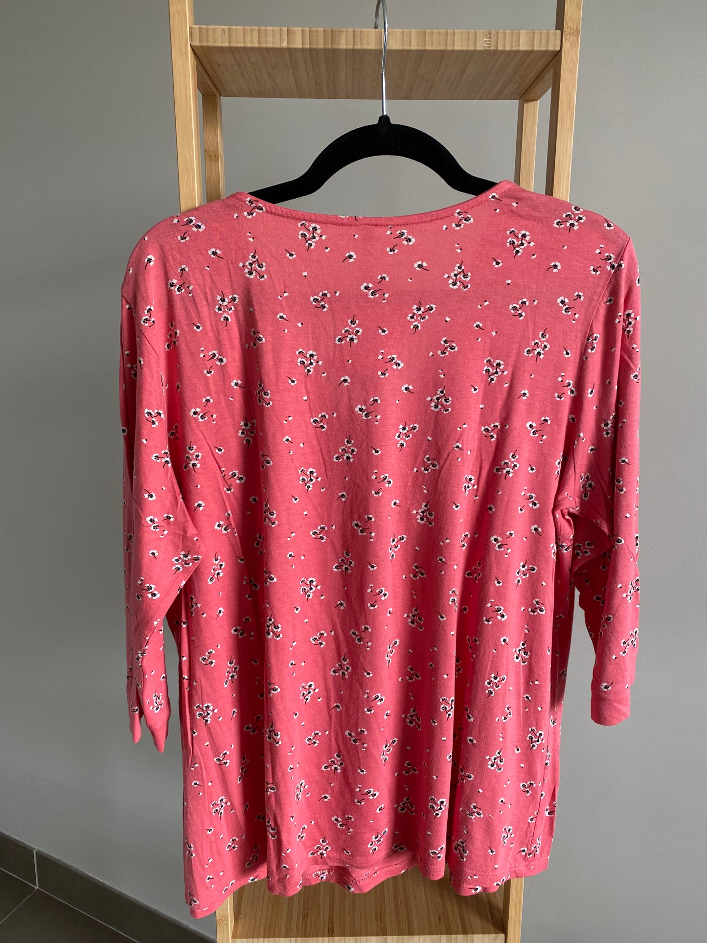 Blouse Blancheporte rose motifs Taille 44/46