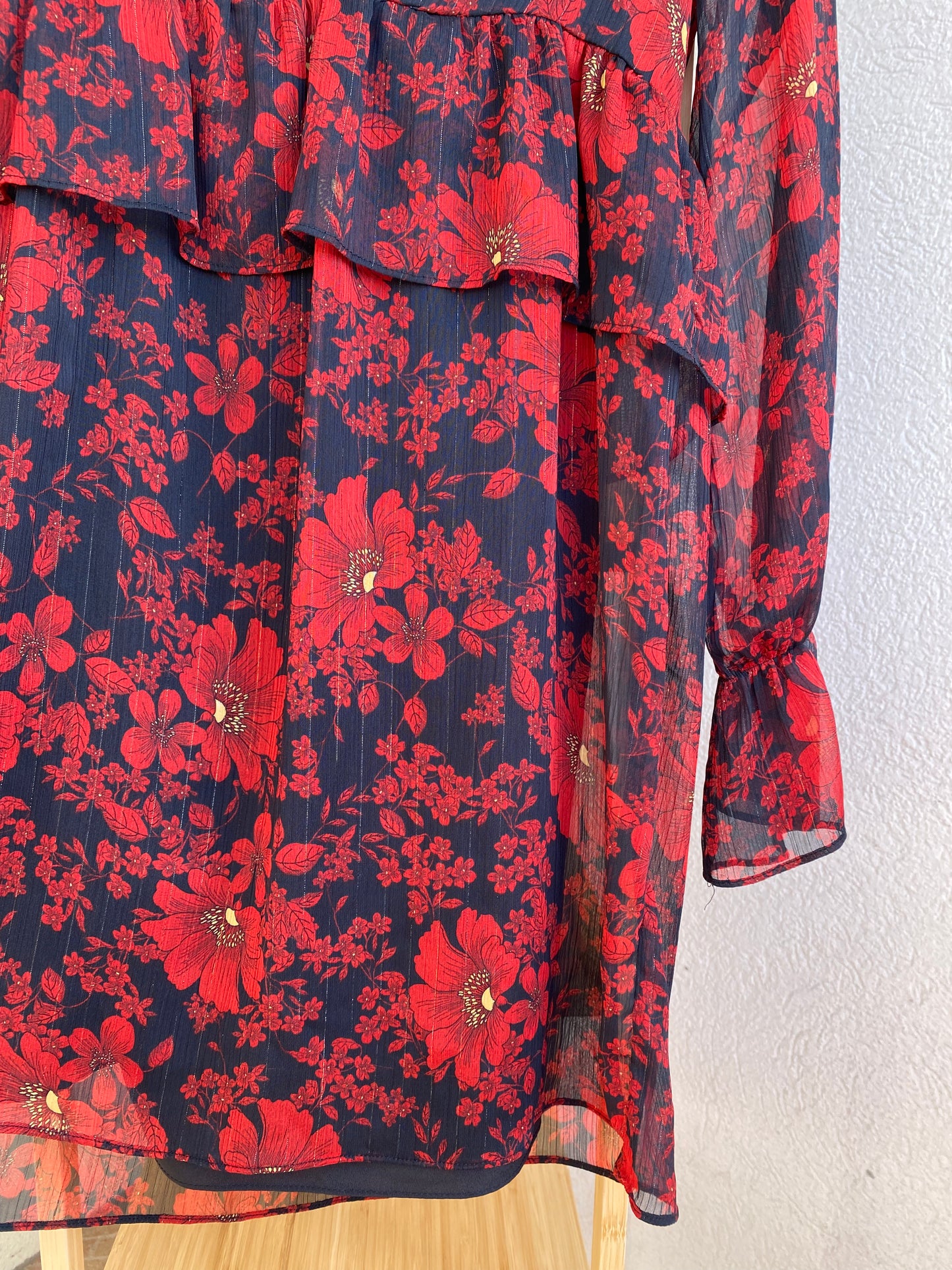 Robe Zara voilage et motifs fleuris Taille XS