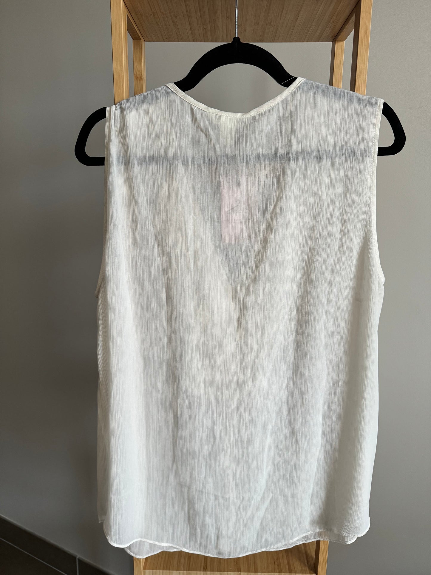 Top H&M blanc transparent Taille 46