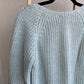 Pull Caroll vert d’eau maille Taille 3 (38/40)