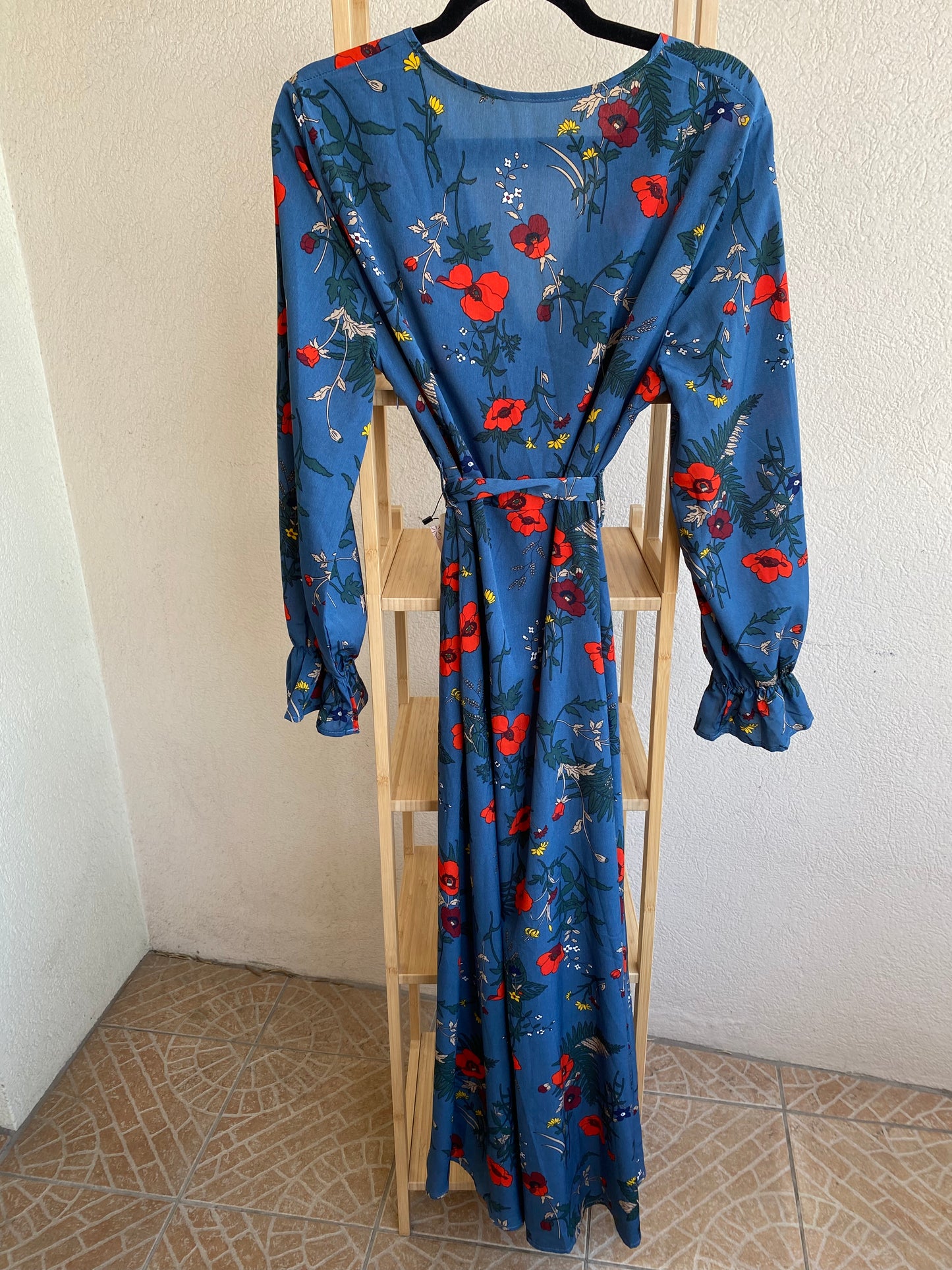 Robe longue motifs fleuris Taille Unique (34/40)