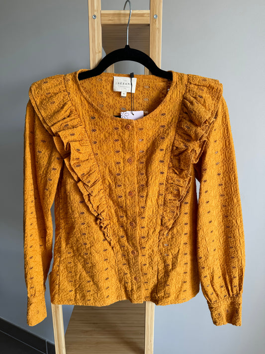 Blouse Sézane broderies Taille 34