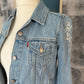 Veste en jeans Levis brodée Taille XS