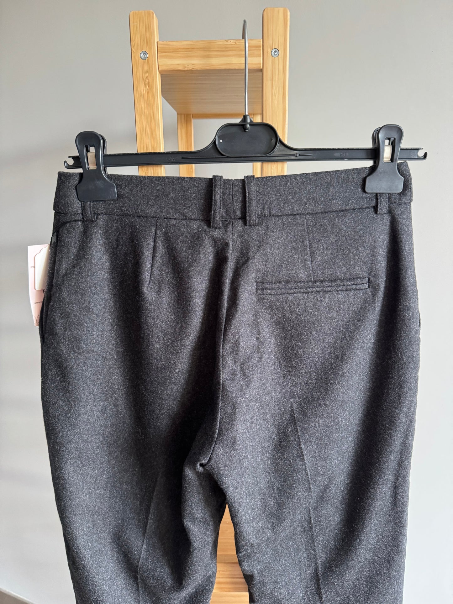 Pantalon Sézane gris en laine Taille 36