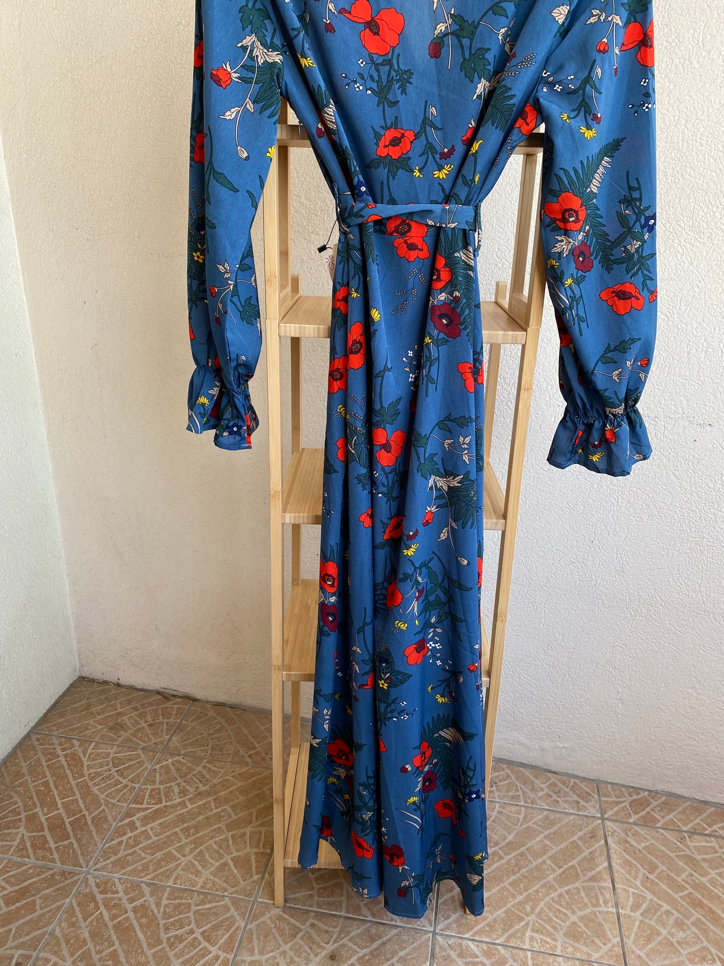 Robe longue motifs fleuris Taille Unique (34/40)