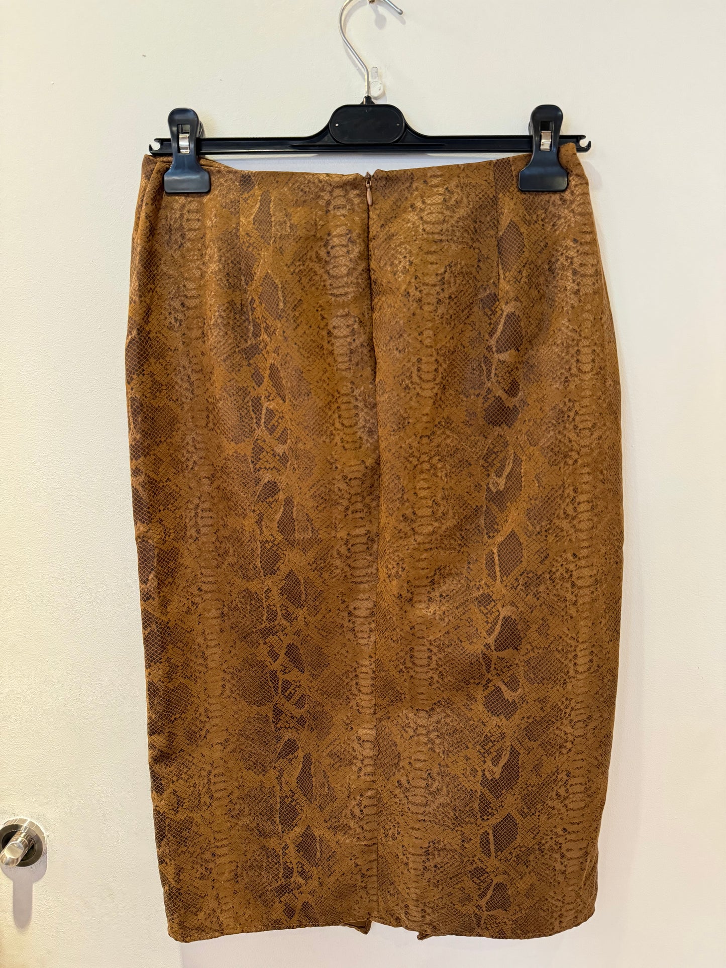 Jupe Zara python tons marrons Taille S