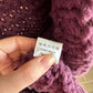 Gilet Senes Hand Made tricot violet Taille Unique (34/40)
