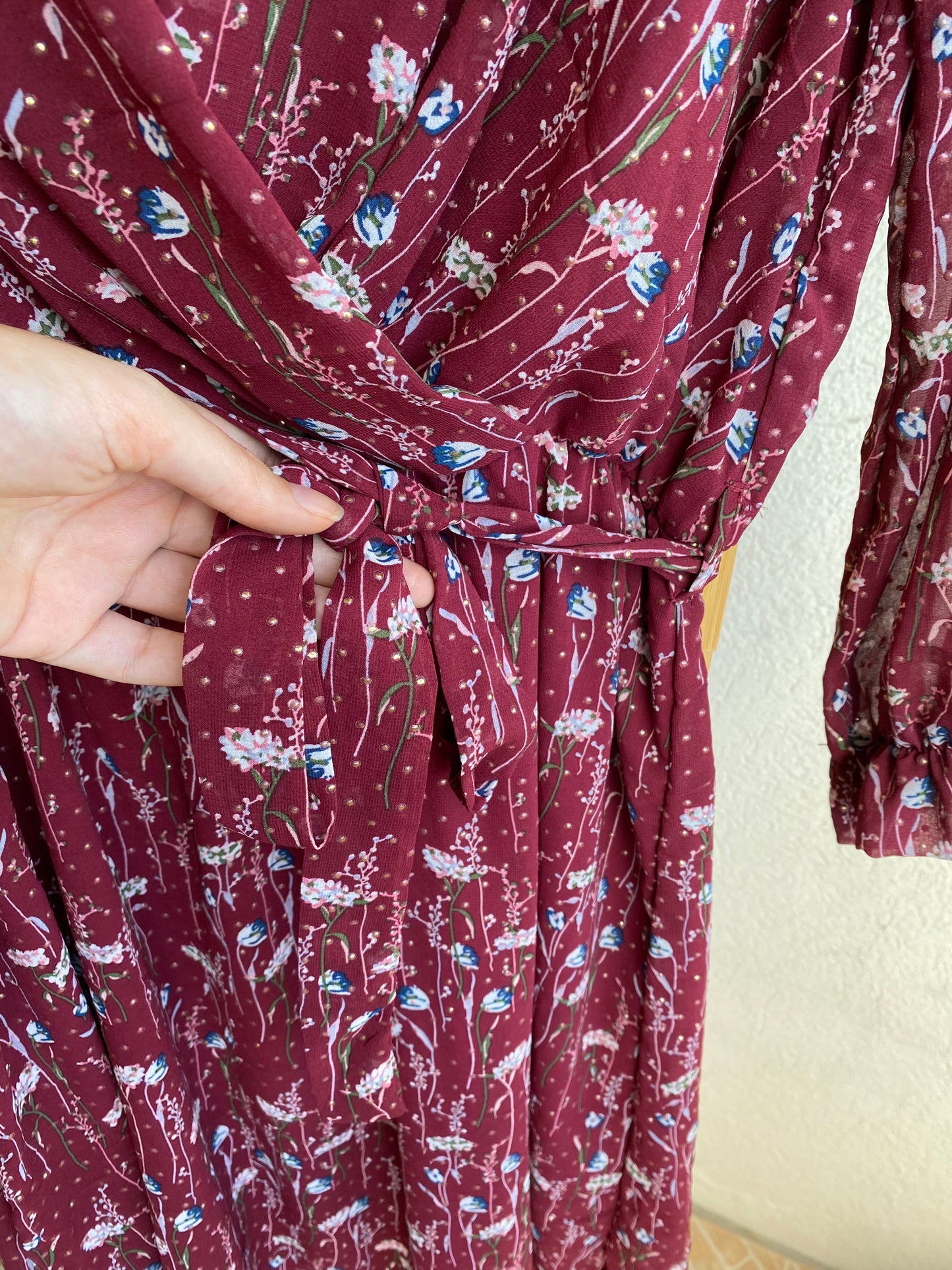 Robe Lili&Lala prune motifs Taille S/M