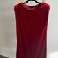 Robe Tex velours rouge Taille M