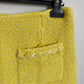Short Zara tweed jaune Taille L