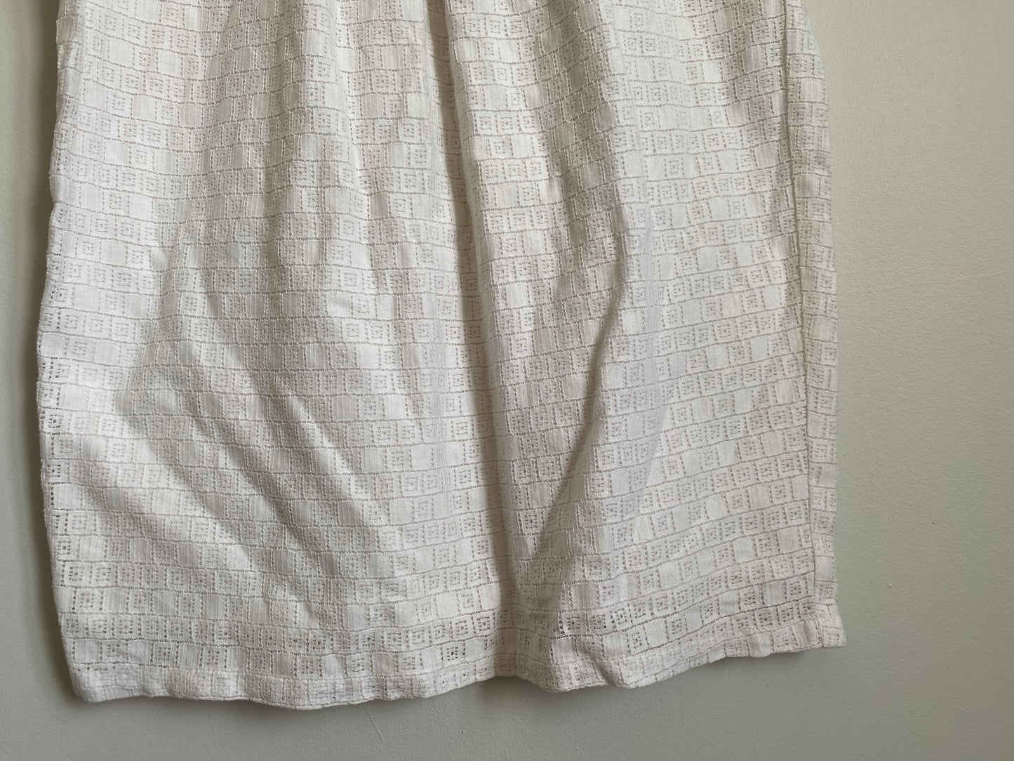 Robe tunique SESSUN crochet blanche Taille S/M