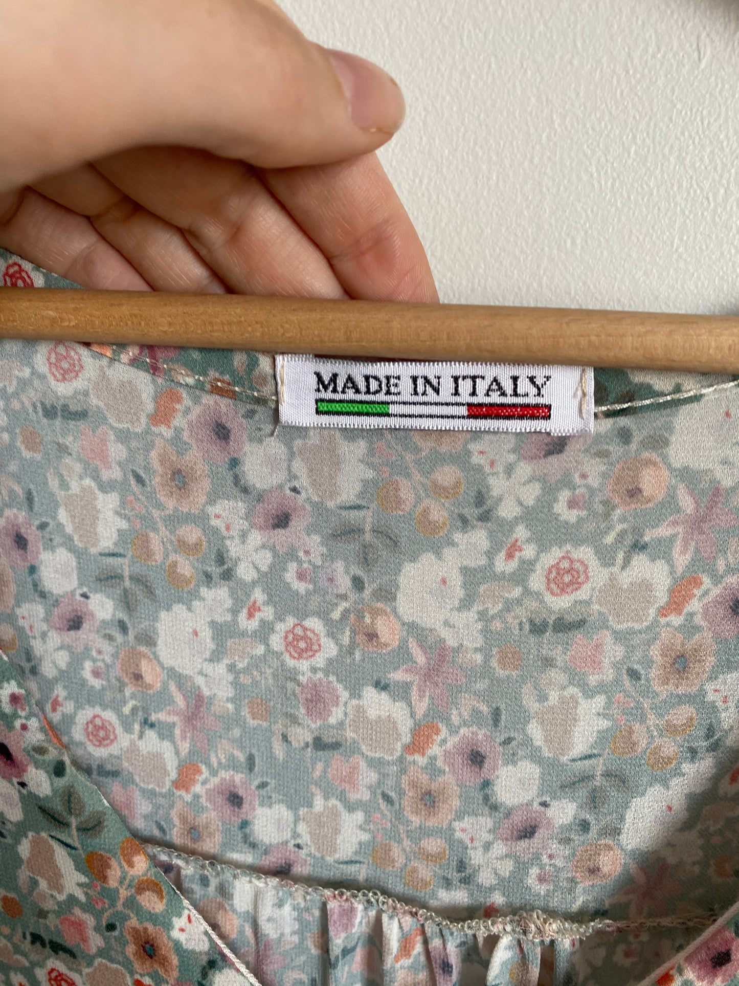 Robe tunique Made in Italy fleurie Taille Unique